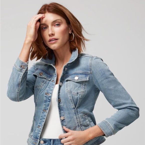 Denim Blue Women's Jacket - one of a kind - Picture 8 of 8